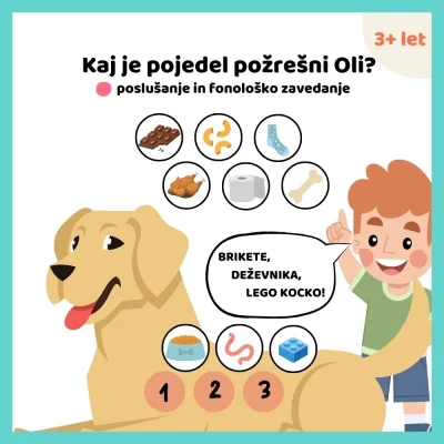 Kaj je pojedel požrešni Oli?