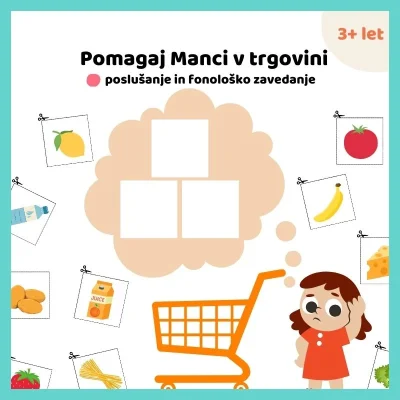 Pomagaj Manci v trgovini