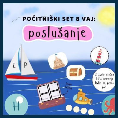 Počitniški set POSLUŠANJE