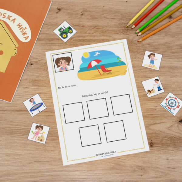 logoped - kaj bosta počela med počitnicami