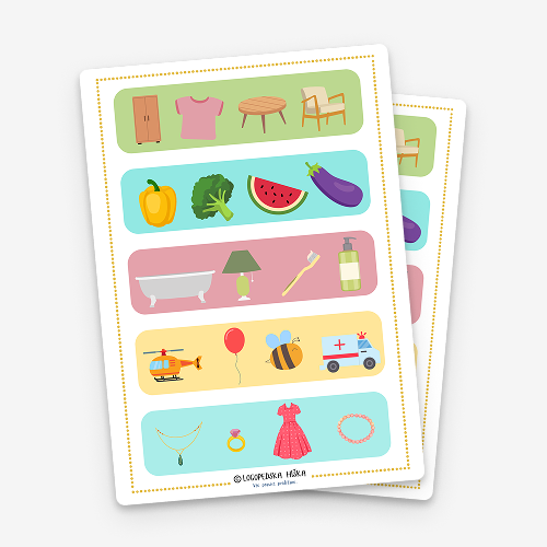 logoped - kaj ne sodi zraven