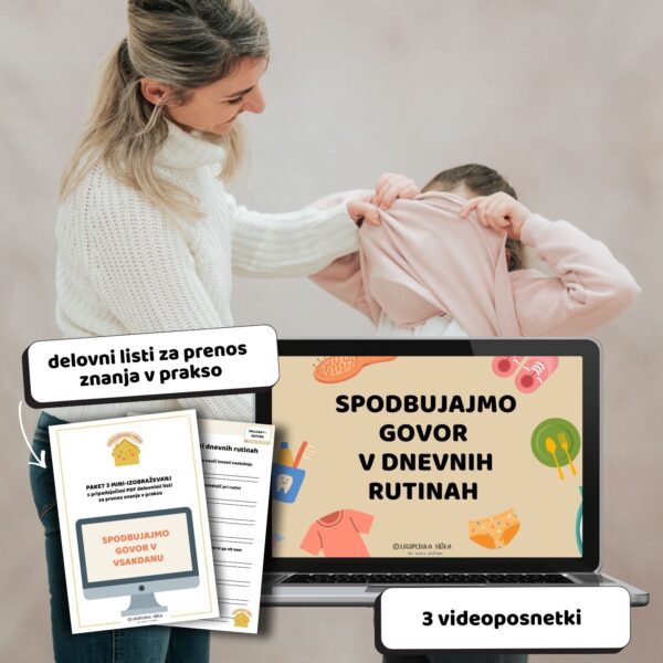 Spodbujajmo govor v vsakdanu - izobraževanje - logoped