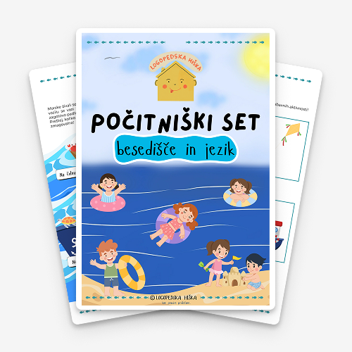Počitniški set BESEDIŠČE IN JEZIK