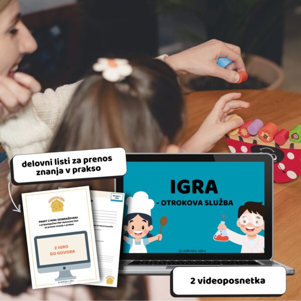 Z igro do govora - izobraževanje - logoped